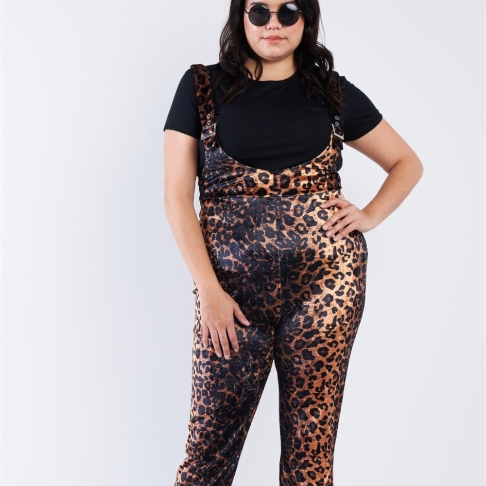Curvy size cut out over alls ..